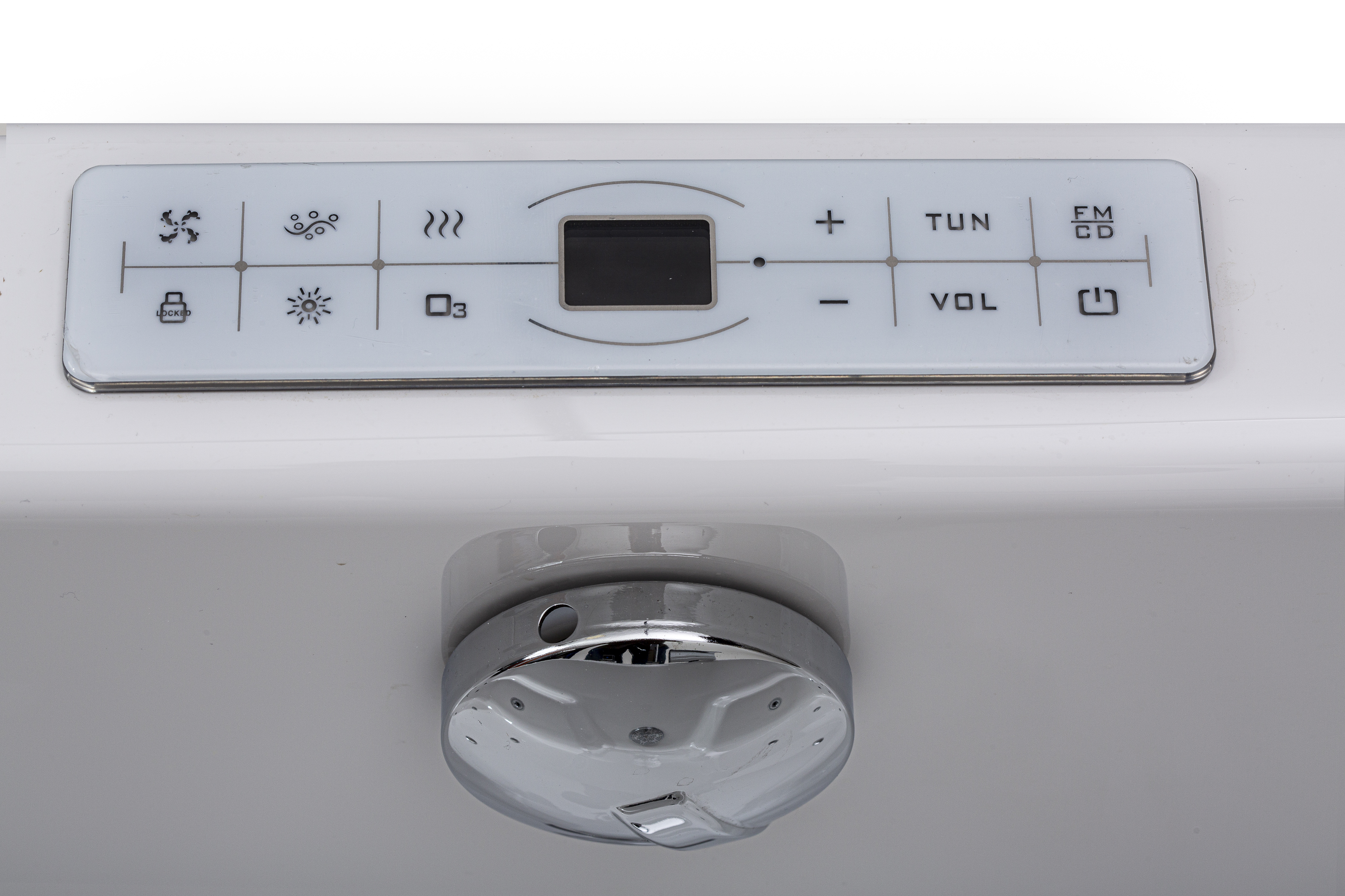 Badewannen Whirlpool mit 24 Massagedüsen Spa Bali Tenganan THREE in weiss MADE IN GERMANY-BEN10153.61