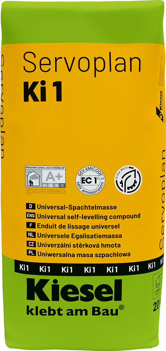 Universal Spachtelmasse selbstnivellierend Von Kiesel Servoplan Ki 1Servoplan Ki 1-BEN10039