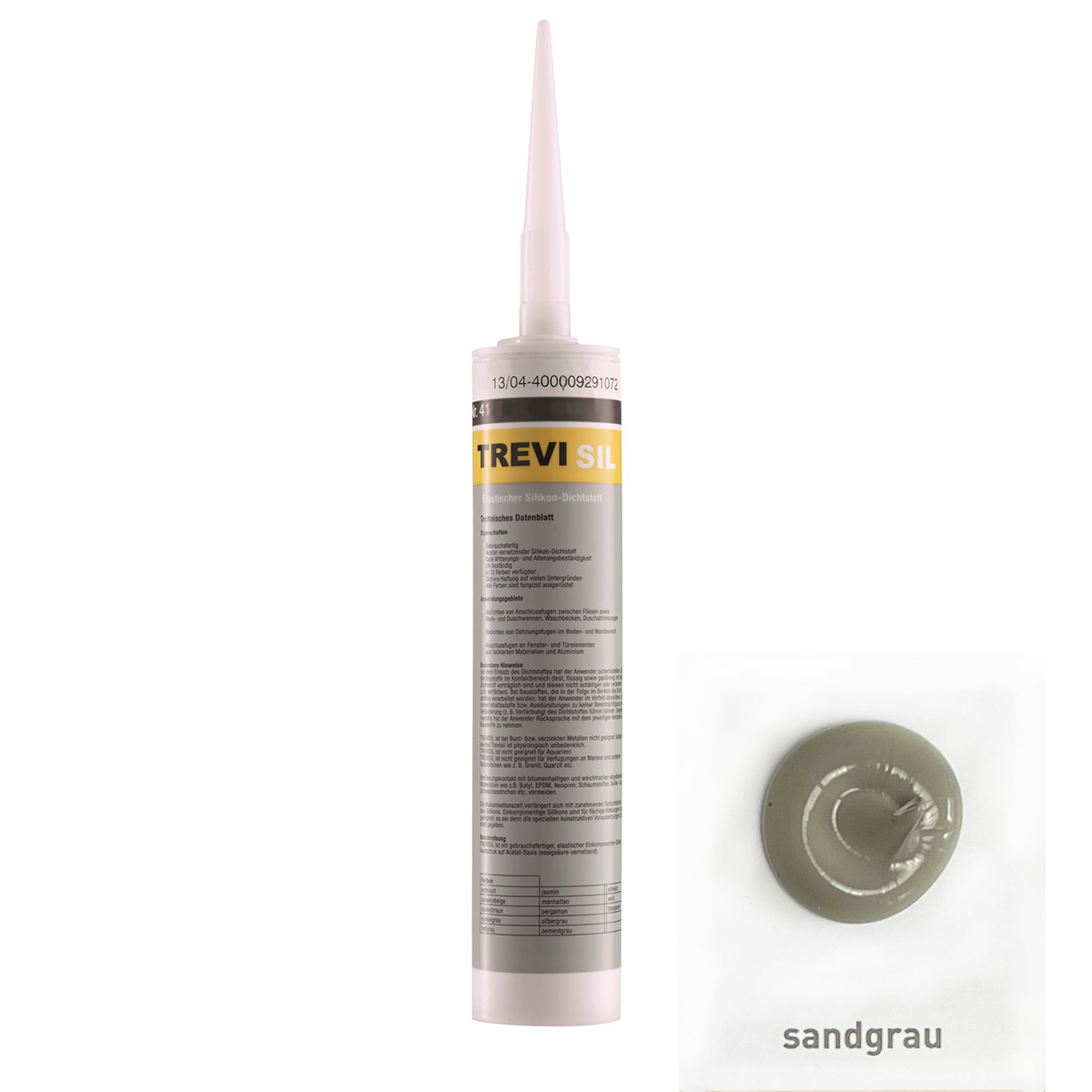 Silicon Silikon Silikonfuge Fugenmasse Elastischer TREVISIL-BEN10086.8 Silicon Silikon Silikonfuge Fugenmasse Elastischer TREVISIL-BEN10086.8