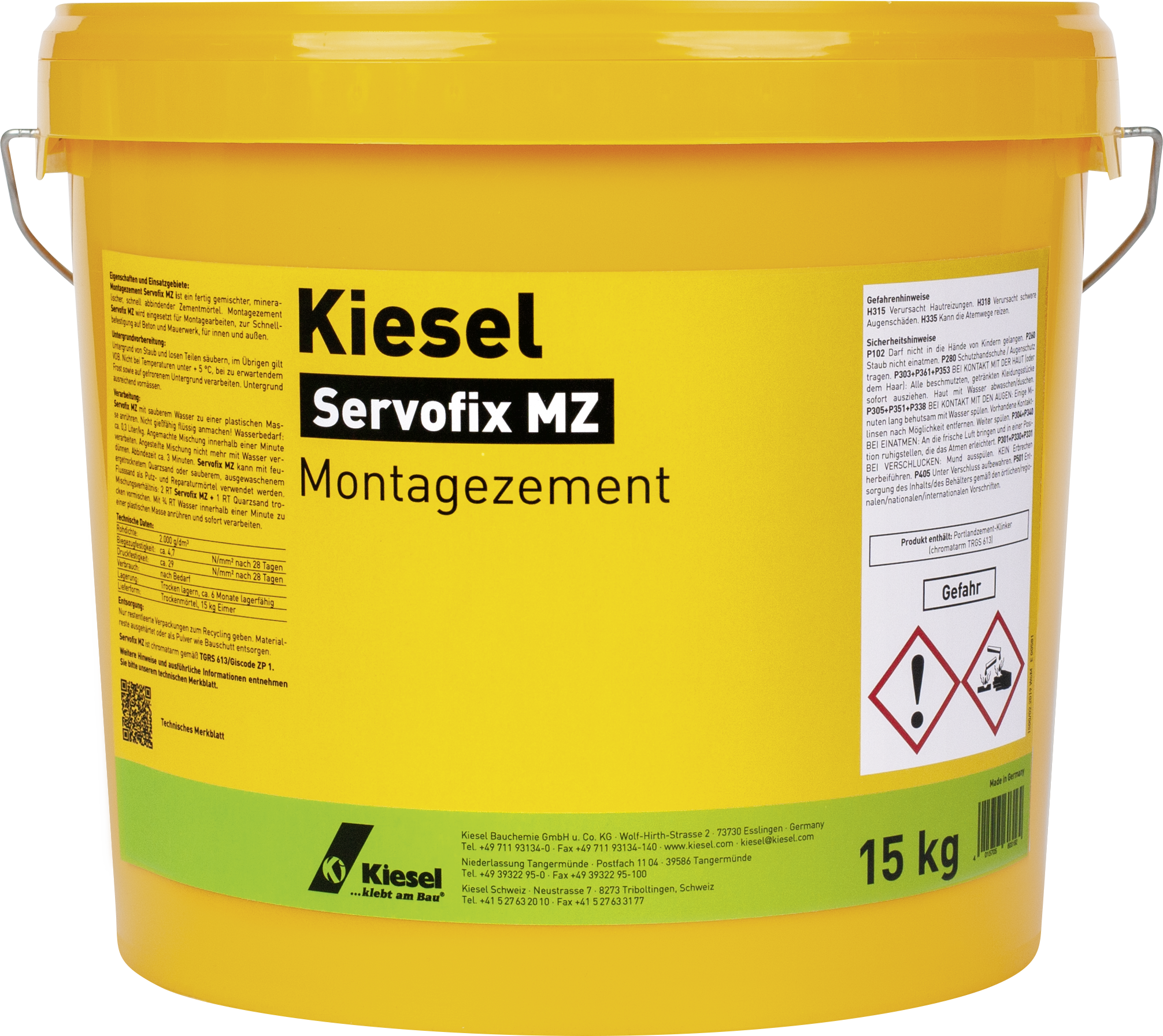 Ciment de pose Kiesel Servofix MZ 15 kg
