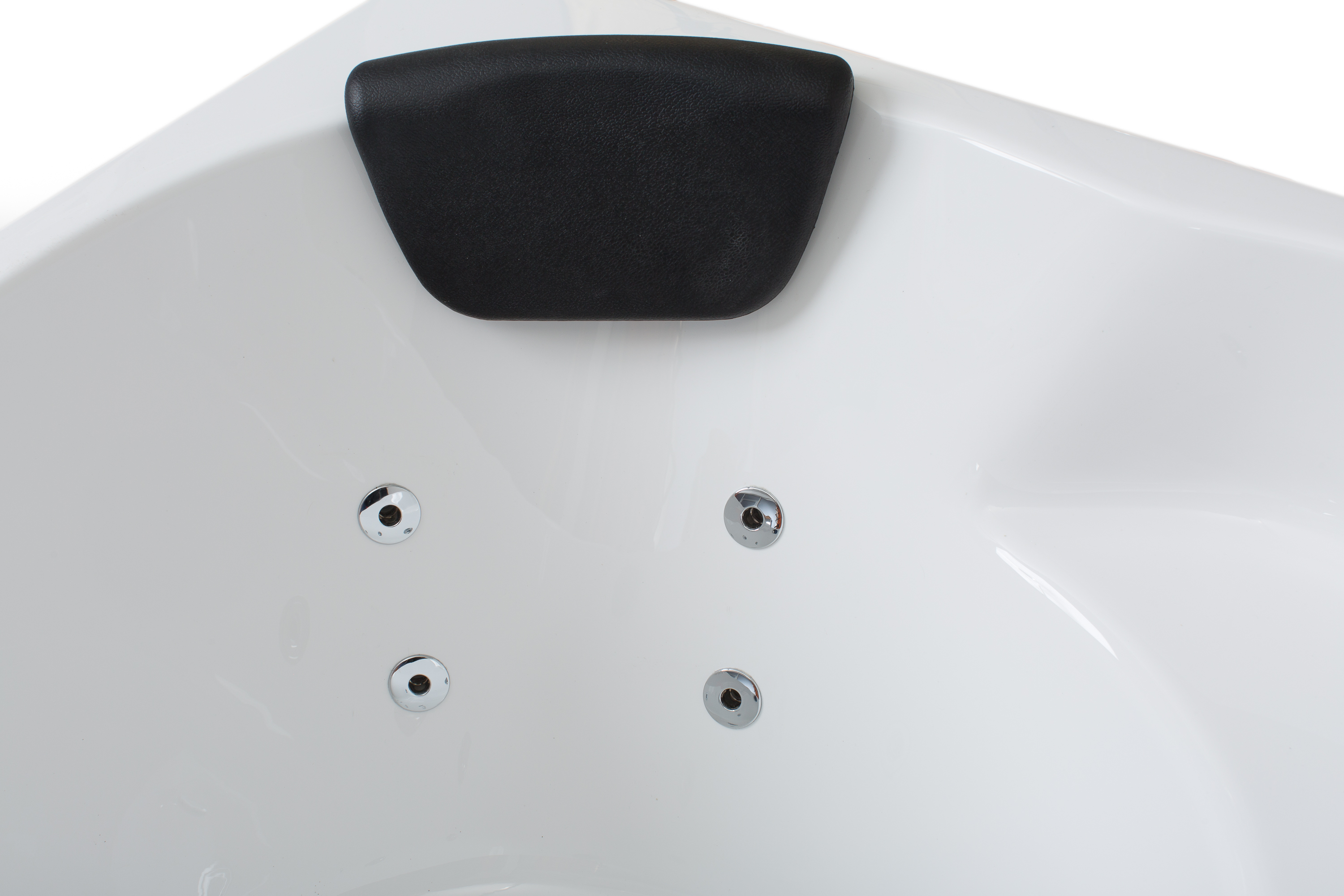 Badewannen Whirlpool mit 17 Massagedüsen Spa Bali Semarapura Links in weiss MADE IN GERMANY-BEN10154.4