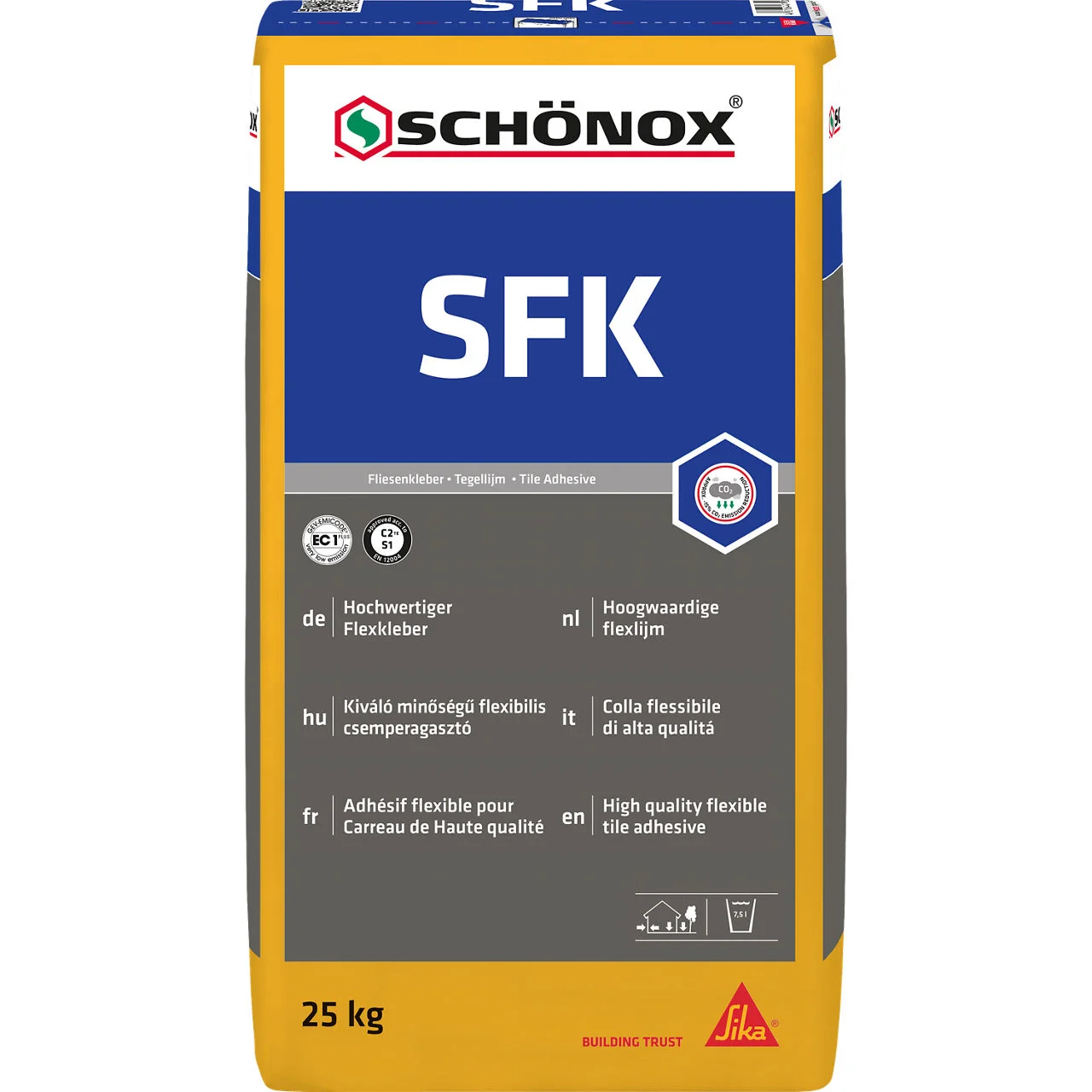 Schönox SFK - Colle flexible à prise normale, 25 kg