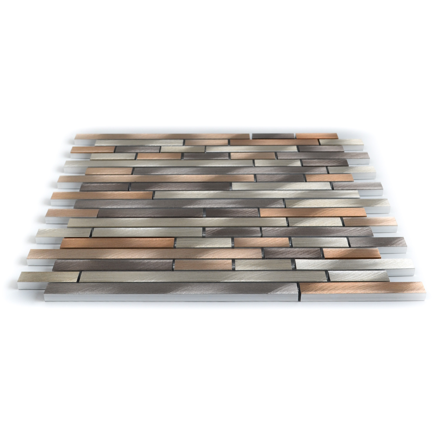 Mosaikfliesen Edelstahl Maggie Gebürstet -BEN10212 Mosaikfliesen Edelstahl Maggie Gebürstet -BEN10212