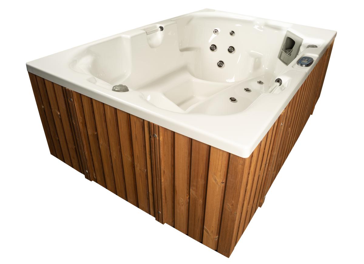 Jacuzzi d'extérieur Spa Bali Permuteran ONE 210x140 cm blanc MADE IN GERMANY