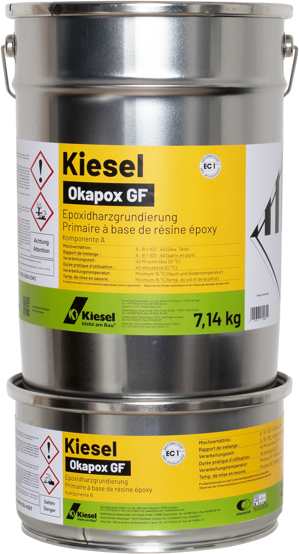 https://sika.scene7.com/is/image/sikacs/collab-02-7270-scx-kh-5kg-1x1-00254147 Couche de fond pour carrelage Couche de fond universelle prête à l'emploi sans solvant Okatmos UG 30