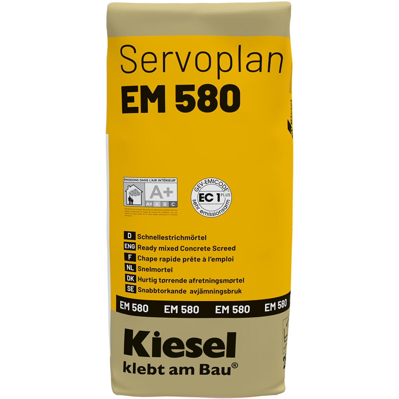 Kiesel Servoplan EM 580 Schnellestrichmörtel 25KG