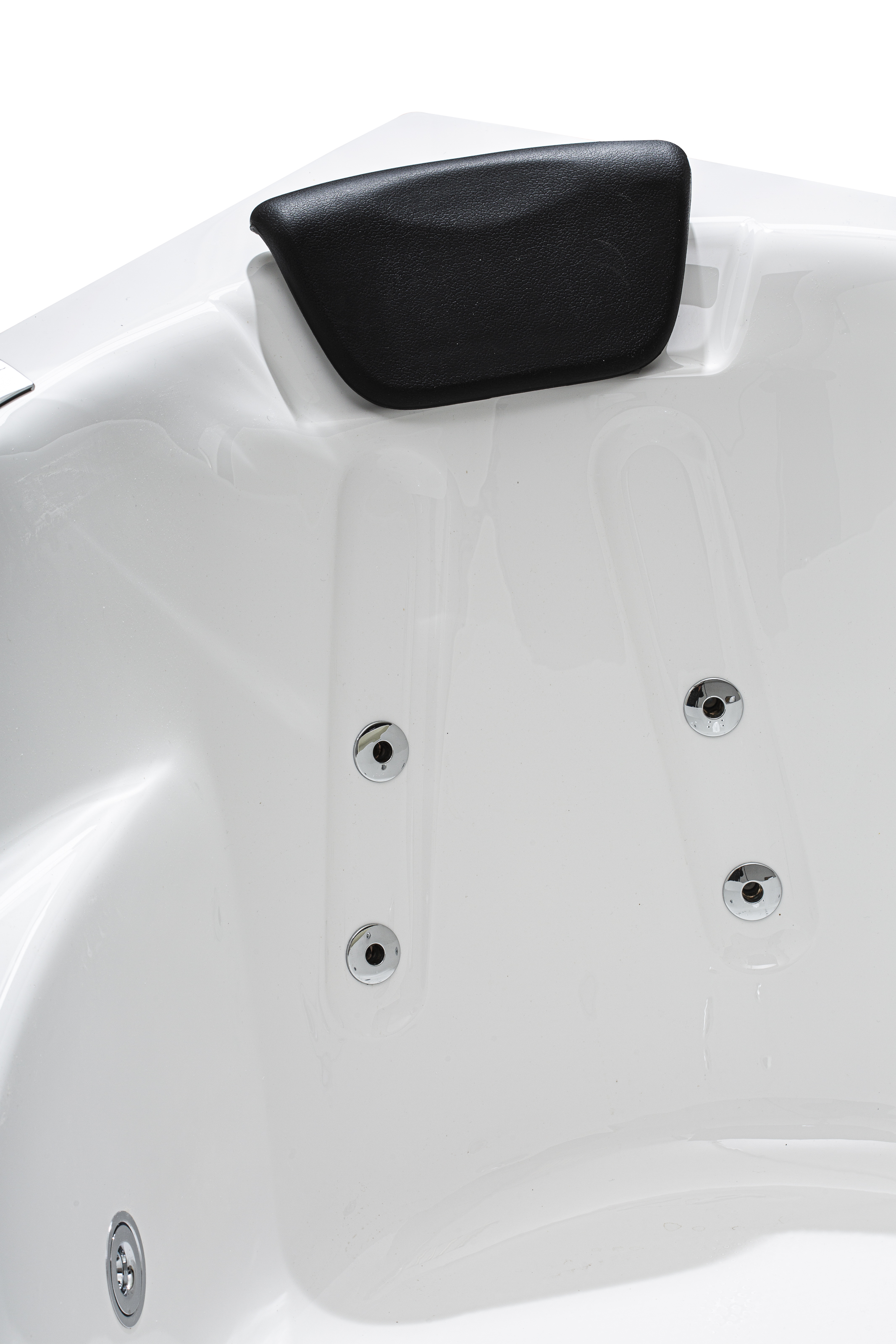 Eck Badewannen Whirlpool mit 21 Massagedüsen Spa Bali Tulamben THREE in 3 größen weiss MADE IN GERM-BEN10150.56