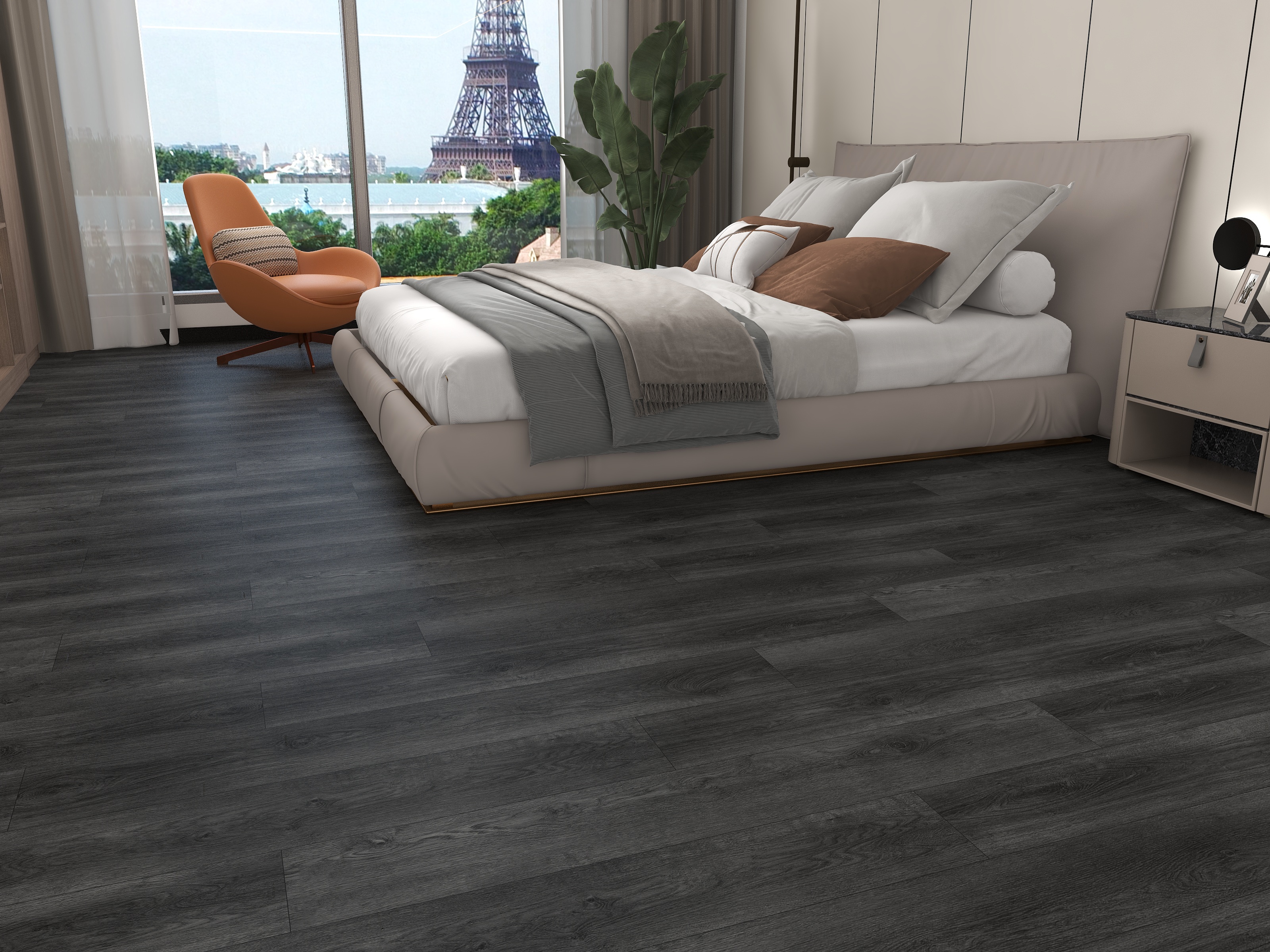 Stratifié aspect bois Sols stratifiés mélamine système clic Falun